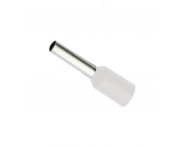 Terminal Ilhós Pré Isolado Branco 0,50mm² (100 peças)